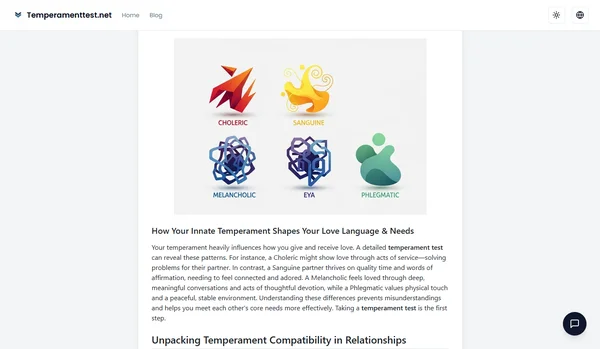 Temperament Compatibility: Take a Free Temperament Test for Thriving Relationships