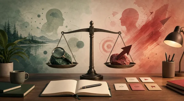 Melancholic choleric balance